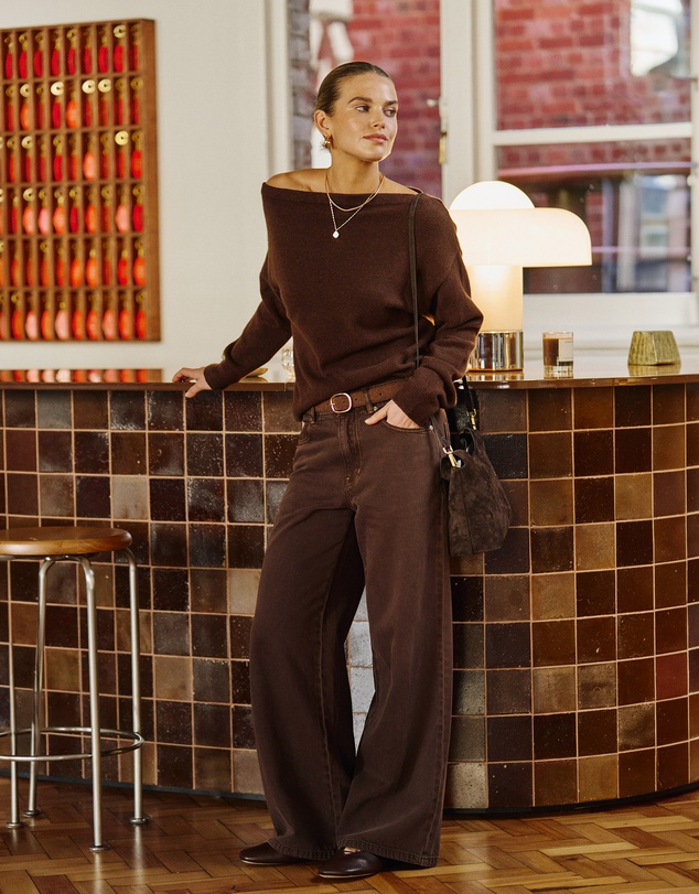 Ceres Life - Rani Off Shoulder Knit
