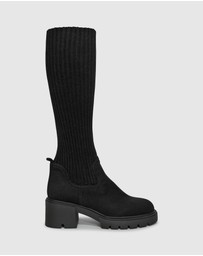 Belle & Bloom - Tokyo Lights Rib Sock Boot