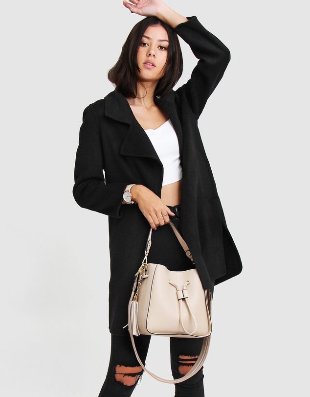 Belle & Bloom - Ex-Boyfriend Wool Blend Oversized Coat