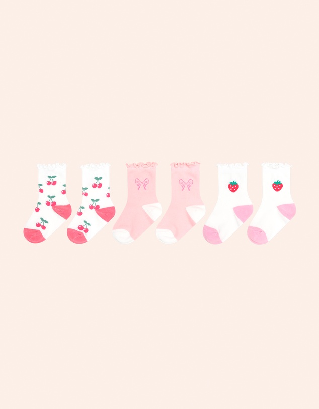 Huxbaby - 3-Pack Frill Socks - Babies-Kids