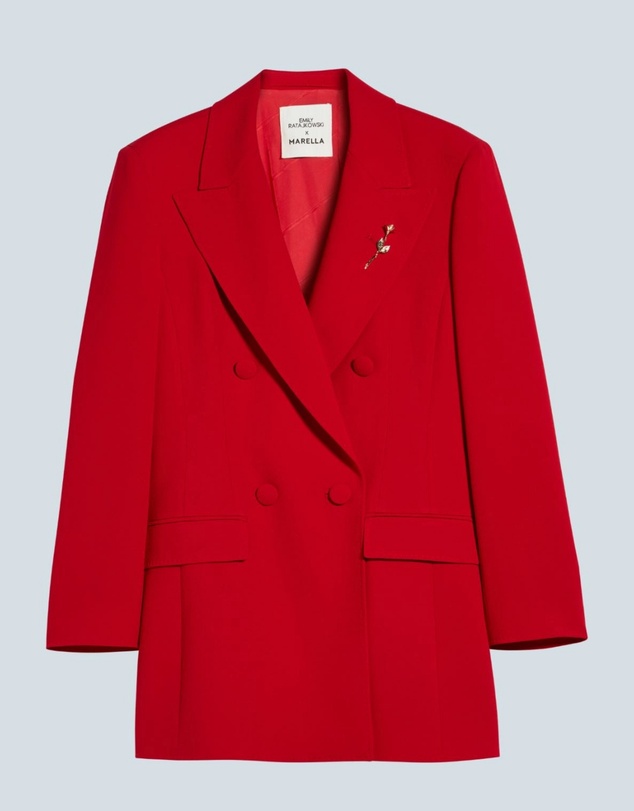 Marella - ICONIC EXCLUSIVE - Emily Ratajkowski - Waisted Blazer
