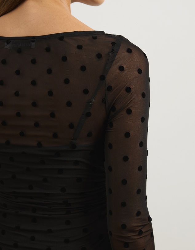Atmos&Here - Aria Polka Dot Long Sleeve Top