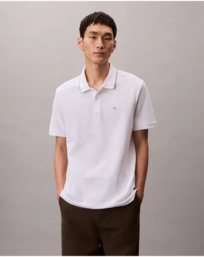 Calvin Klein - Refined Pique Tipped Polo Shirt