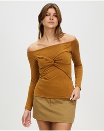 Third Form - Turn Around Off Shoulder Top