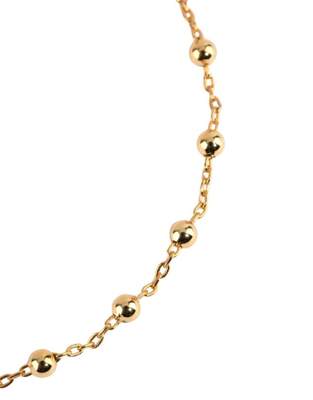 Lovisa - Gold Plated Sterling Silver Ball Chain Bracelet or Anklet