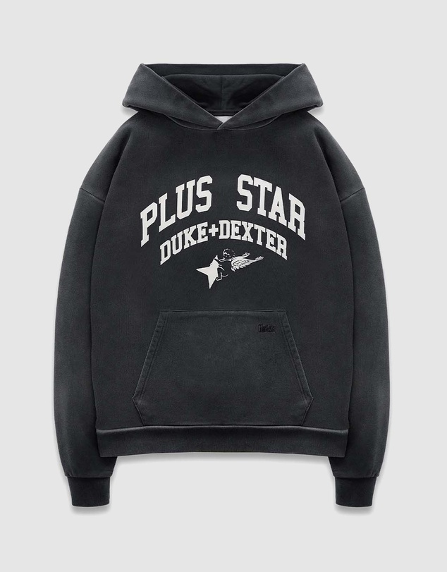 Duke + Dexter - Plus Washed Grey Hoodie