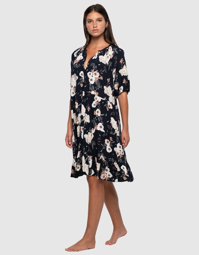 Nip Tuck Swim - Evening Shadow Mandalay One Size Midi Dress