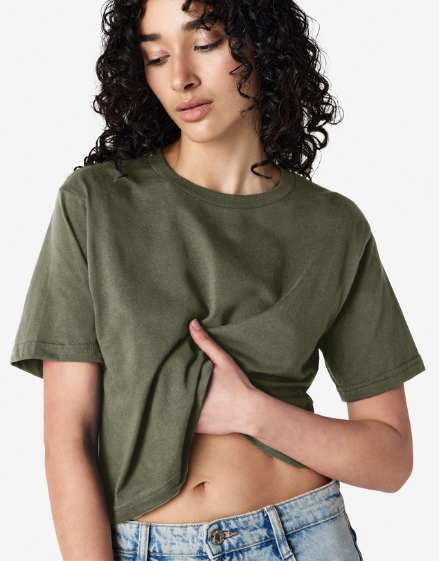 American Apparel - Women's Fine Jersey Boxy T-Shirt