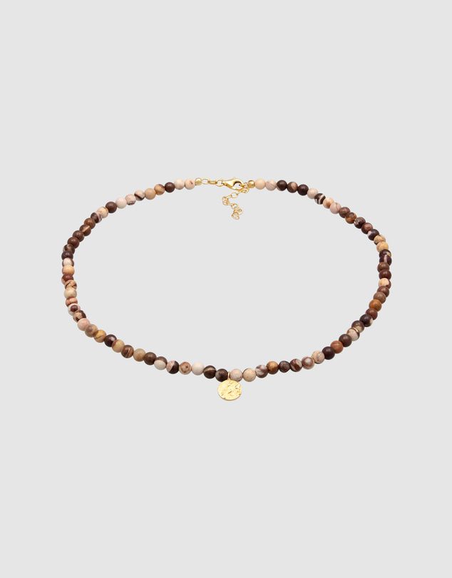 Elli Jewelry - Jasper Bead Necklace