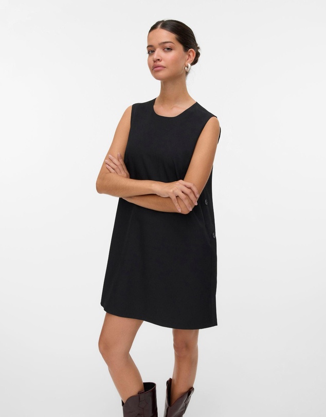 Vero Moda - Fame Buttoned Mini Dress