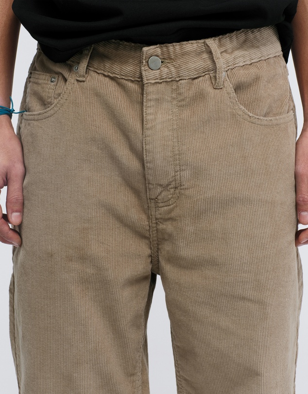 PSEUSHI - Standard Cut Cotton Corduroy Jeans