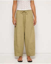 AERE - Organic Cotton Barrel Leg Pants