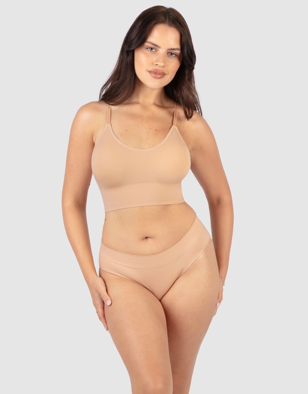 B Free Intimate Apparel - Long Line Spaghetti Strap Bralette (A-B-C-D-DD-E-F) Cup