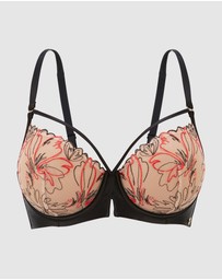 Sans Complexe - Alberta Sheer Embroidery Half Cup Wired Bra