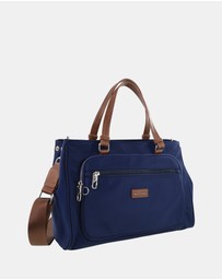Pierre Cardin - Pierre Cardin RFID Anti-Theft Nylon Mini Tote with Crossbody
