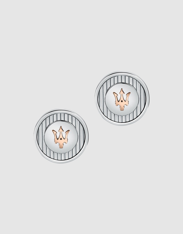 Maserati - Silver and Rose Gold Cufflinks