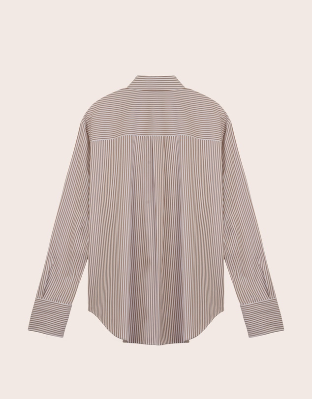 IDA+S - Matilda Oversized Stretch Cotton Blouse