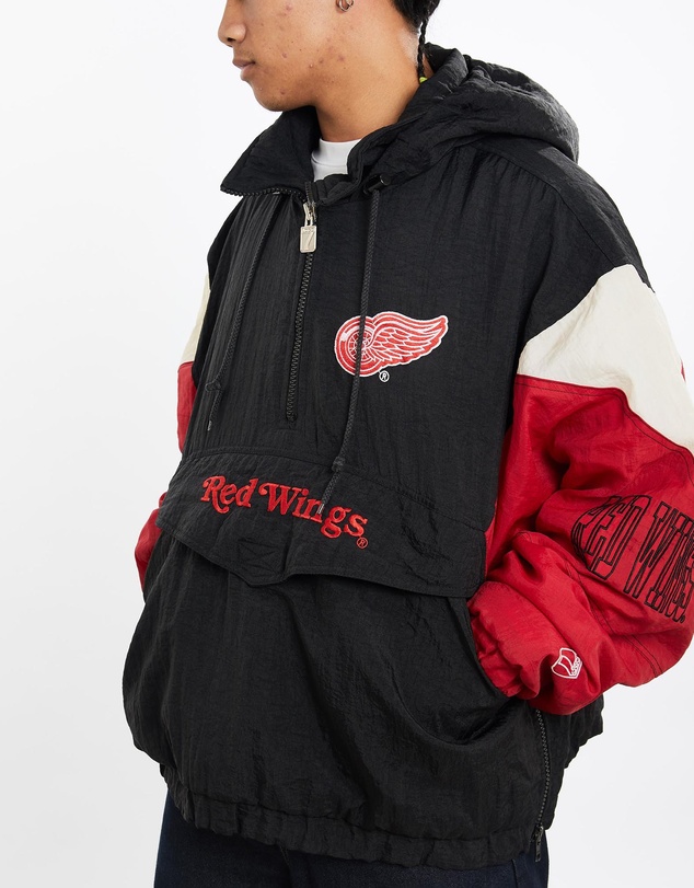 Vintage by The Real Deal - Pre Loved - 90s Logo 7 NHL Detroit Red Wings Puffer Jacket