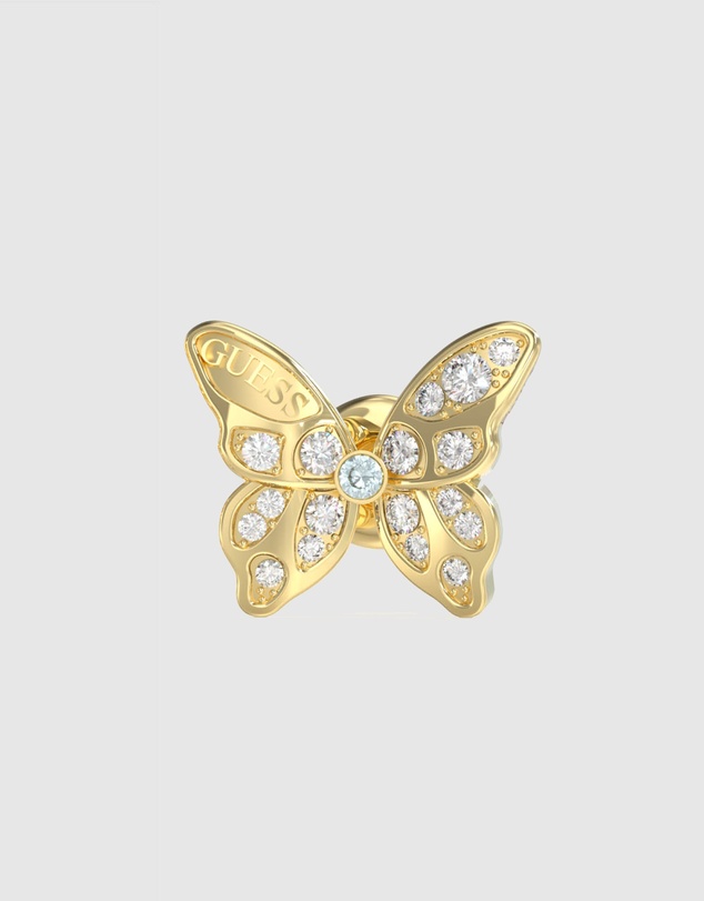 GUESS - GUESS Gold-Tone Butterfly Studs