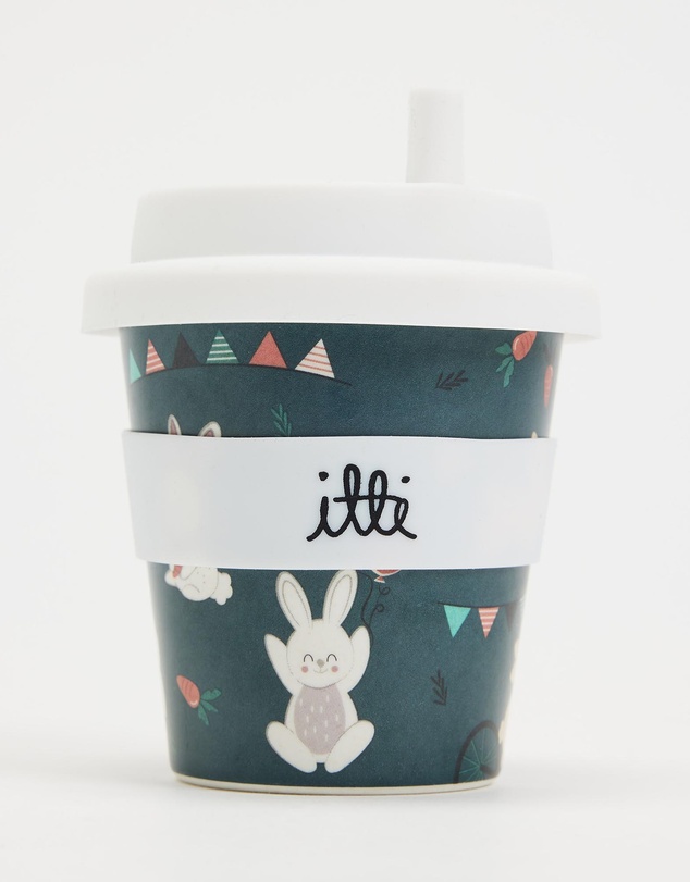 itti bitti - Reusable Baby Cino Cup With 2 Straw - Hip Hop Hooray!