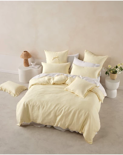 Linen House - Nimes Pure Linen Quilt Cover Set