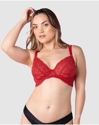 Hotmilk Maternity Lingerie - Heroine Plunge Nursing Bra
