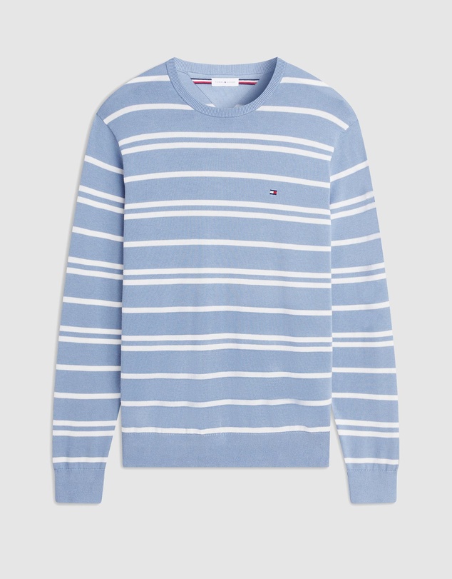 Tommy Hilfiger - Flag Embroidery Crew Neck Jumper