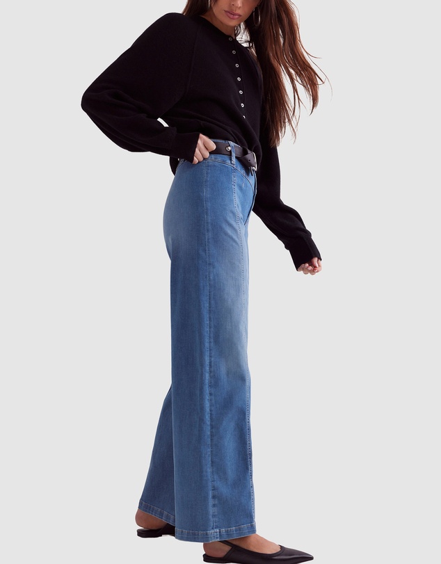 Free People - Libre Wide Leg Jeans
