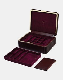 Wolf - Wolf Bella Large Jewellery Box Bordeaux