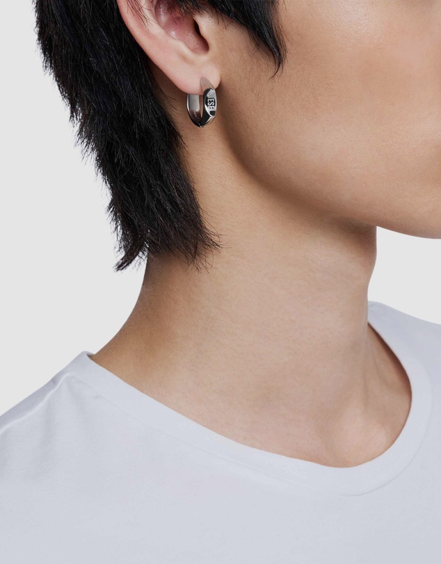 Diesel - Metamorph Silver-Tone Earring