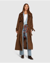 Belle & Bloom - Long Lost Lover Soft Maxi Trench