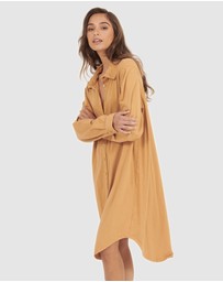 Primness - Aria Knit Shirt Dress
