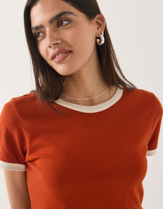 Brixton - Carefree Organic Ringer Tee