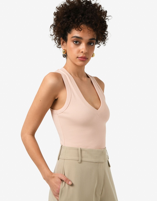 Forcast - Devon V-Neck Singlet