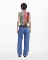 Desigual - Arty print T-shirt