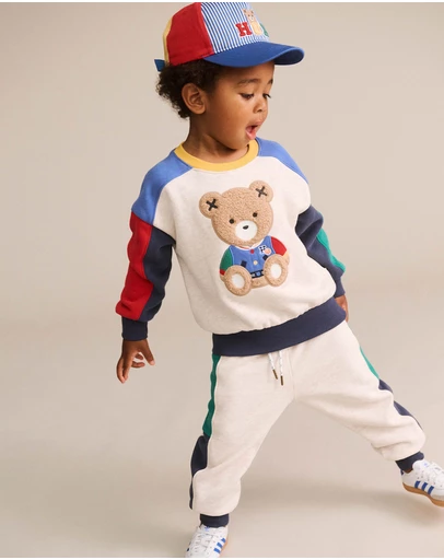 Huxbaby - Colour Block Sweatpants - Babies-Teens
