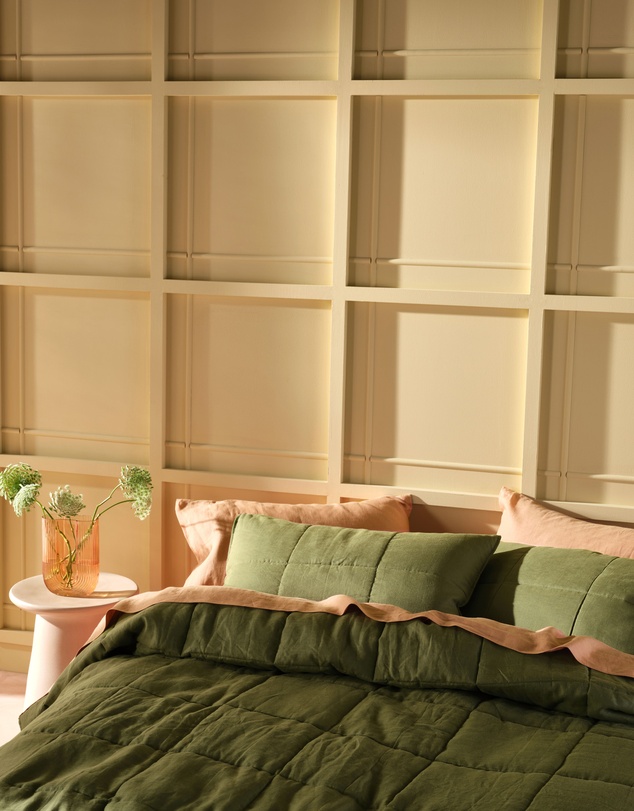 Linen House - Nimes Pure Linen Pillow Sham Pair