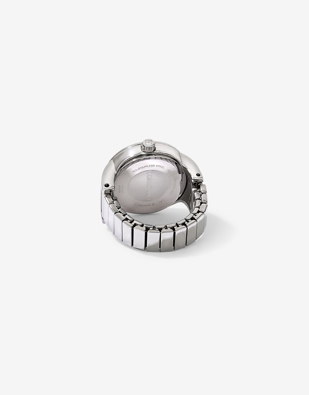 Michael Hill - Mother of Pearl Watch Ring in Stainless Steel