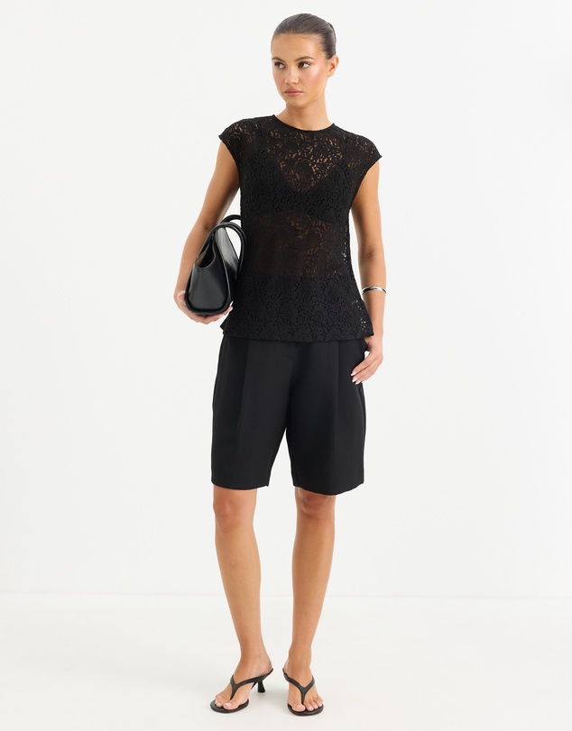 Calli - Alma Sheer Lace Tank