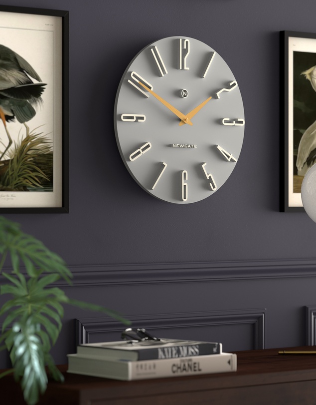 Newgate - Newgate Empire State Wall Clock-Grey