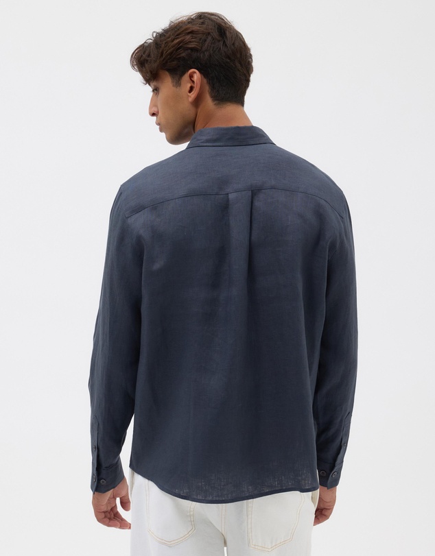 AERE - Euro Resort Linen LS Shirt