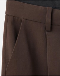 M.N.G - Straight Mid-Rise Suit Trousers