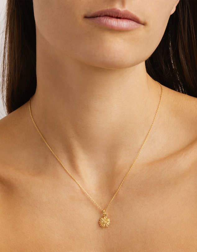 By Charlotte - Daisy April Birth Flower Necklace