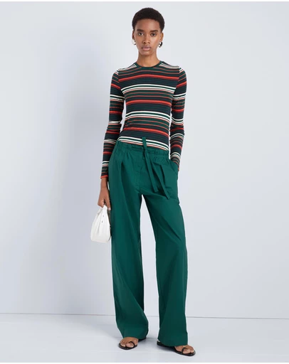 Proenza Schouler White Label - Mae Top In Striped Jersey