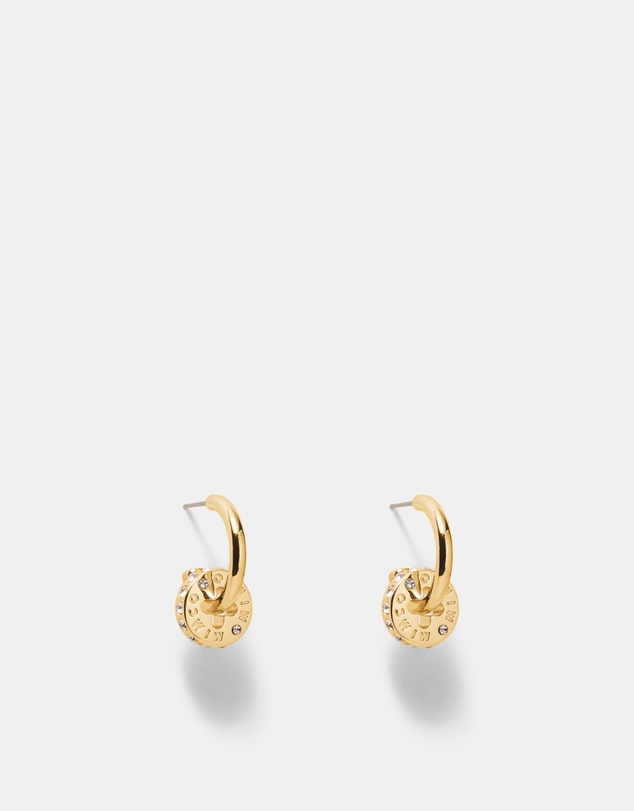 MIMCO - Signatura Charm Hoop Earrings