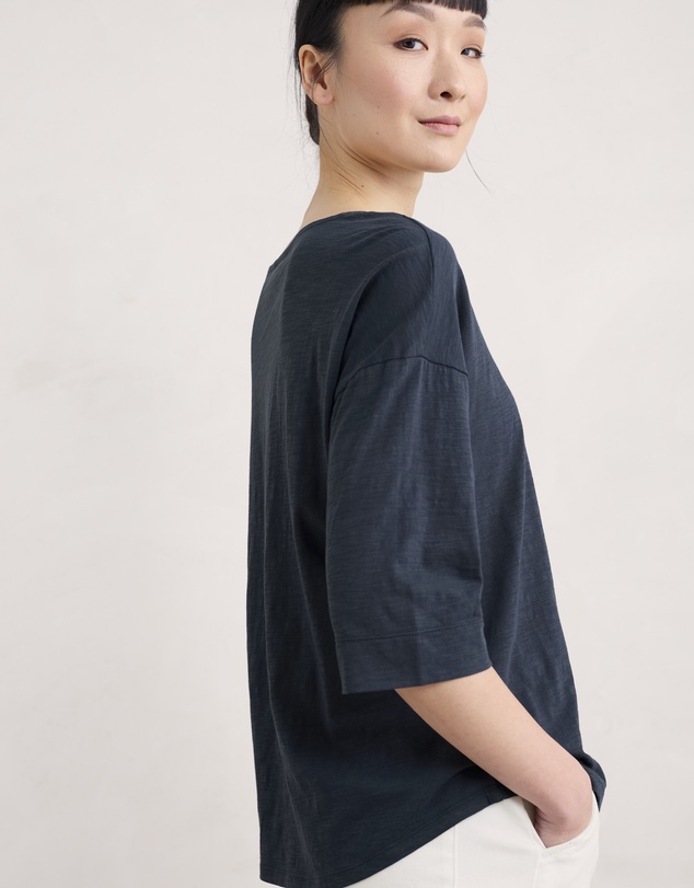 Seasalt - Seasalt Cornwall Navy Tremayne Quay Top