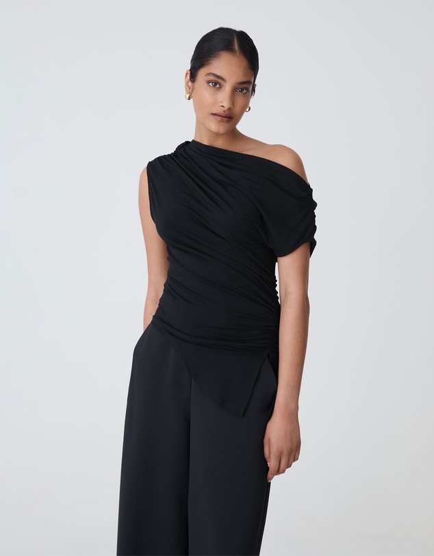 Forcast - Keeley Bamboo Split Hem Top
