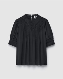& Other Stories - Embroidered Lace Blouse