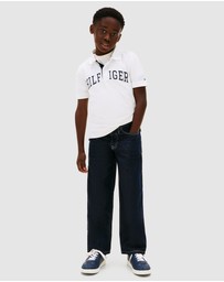 Tommy Hilfiger - Boys Regular Fit Textured Polo Shirt - Kids