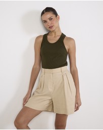 Cirkular - Pre-Loved - Rebecca Vallance Linen Flynn Shorts